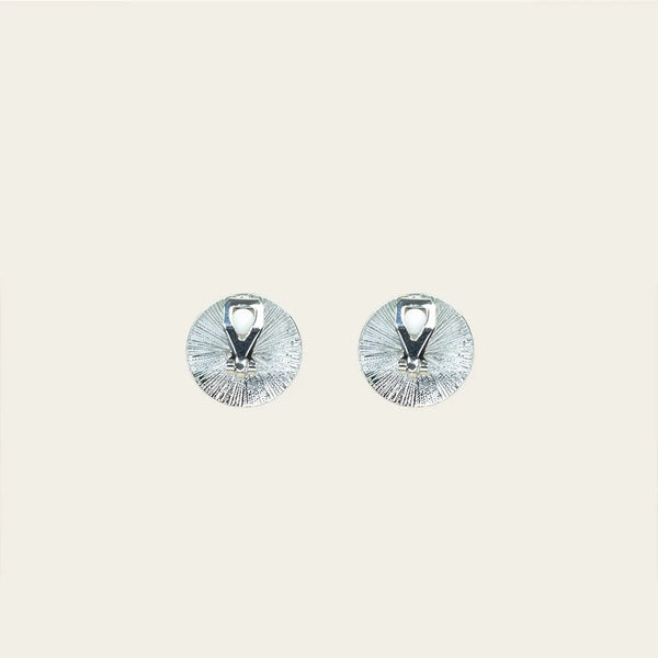 Earrings - Clip On - Silver - Fashion
