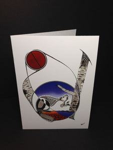 Canadian Artist - Blank - Indigenous - Homage Art Card (AC210)