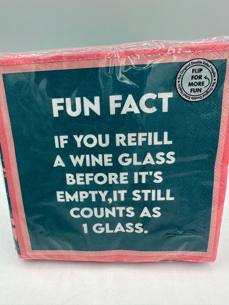 Napkins - Cocktail - Winner / Fun Fact