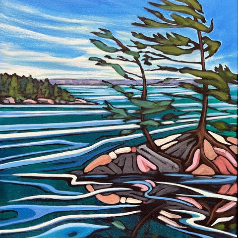 Margaret Cora Art - Coaster - Twin Pines - S21