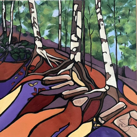 Margaret Cora Art - Coaster - In the Woods - S9