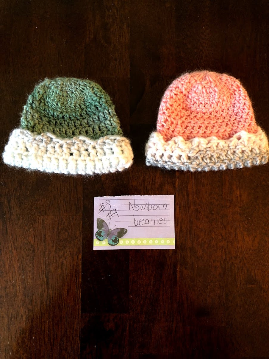 Crochet Hat - New Born #8 #9 - Artisan