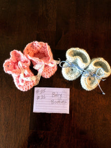 Crochet - Booties - New Born #3 #4 #25 #26 - Artisan