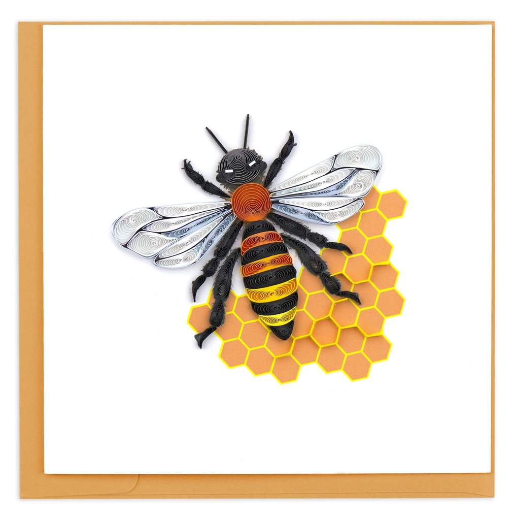 Bees - Blank - Honey Bee - Quilling Art
