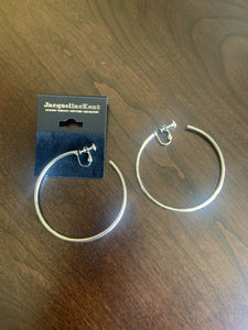 Earrings - hoop - clip on